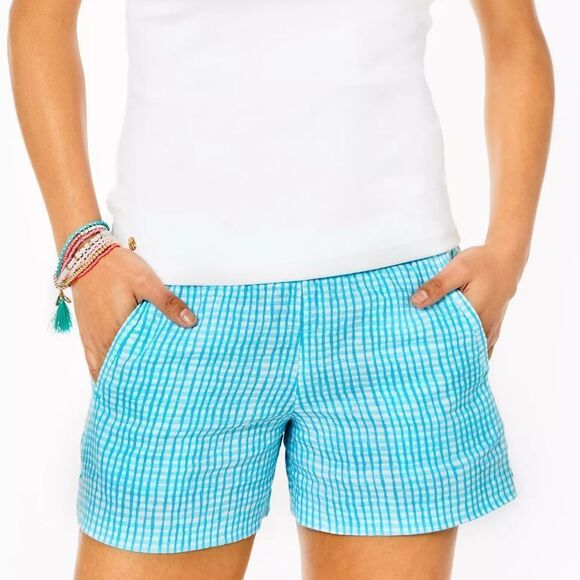 Lilly Pulitzer Pants - NWT Lilly Pulitzer 4" Lilo Linen Short -size Large